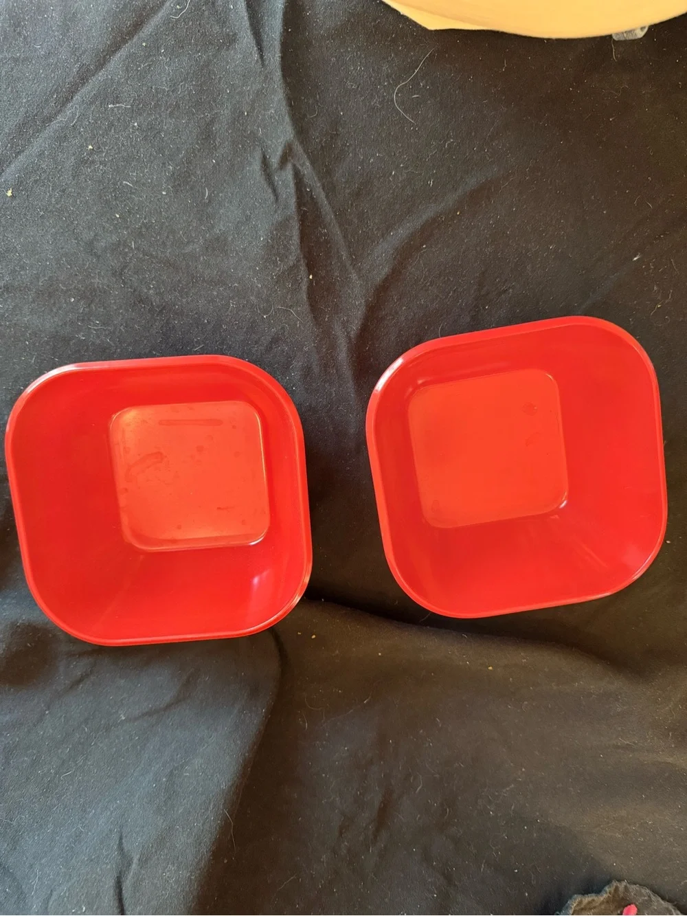 Room Essentials red bowls